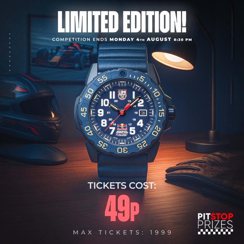 49p COMP: LIMITED EDITION RED BULL RACING WATCH!