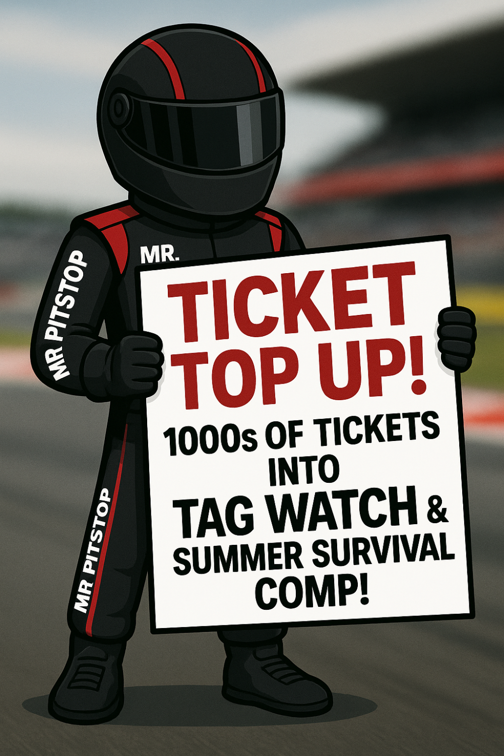 49p COMP: TICKET TOP FOR TAG WATCH & SUMMER SURVIVAL COMP!