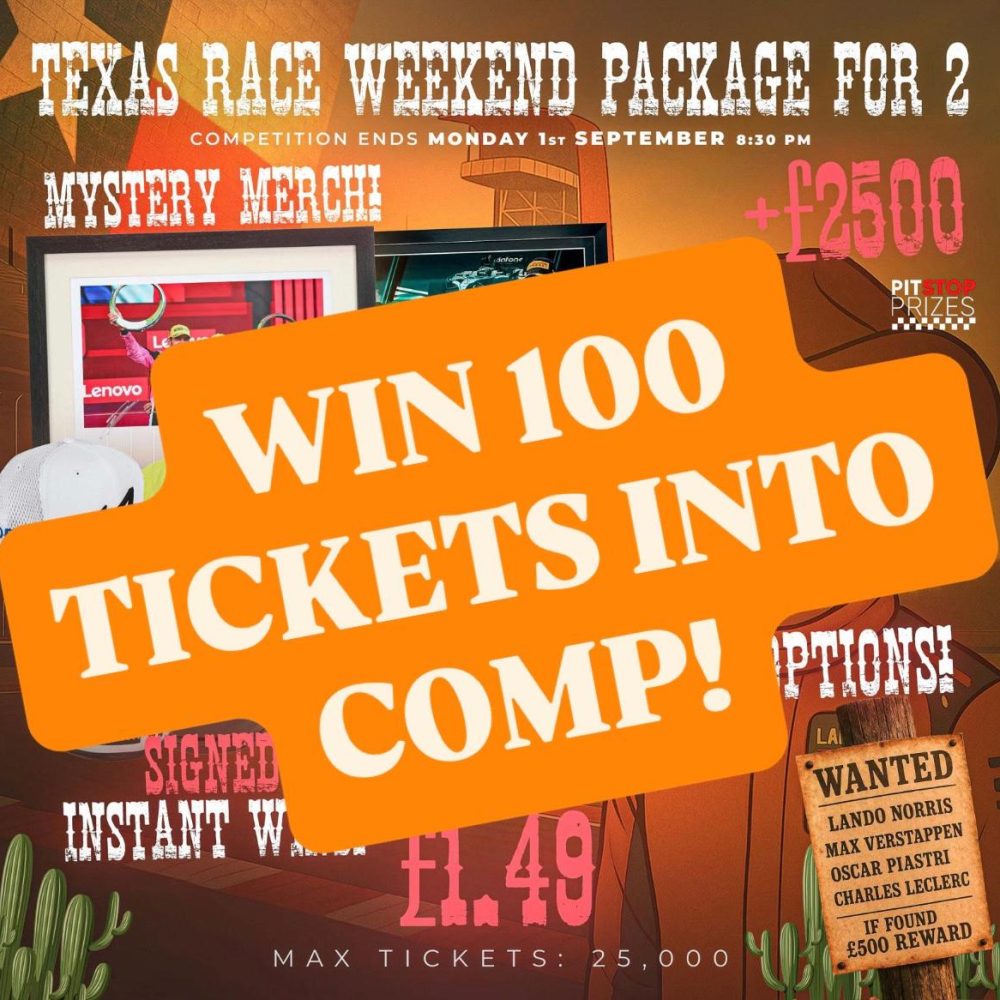 49p COMP: 100 TICKETS IN TEXAS COMP!