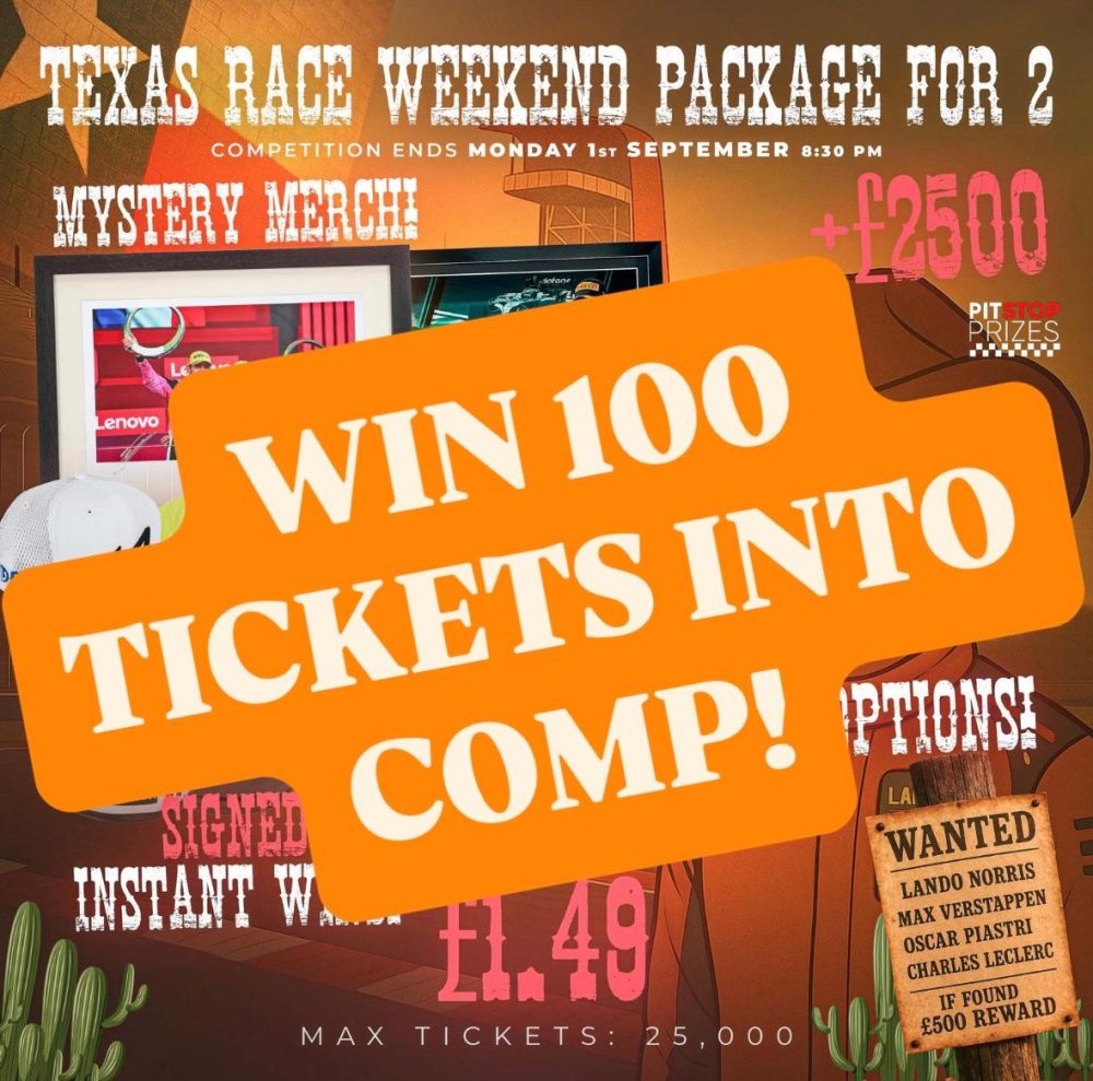 49p COMP: 100 TICKETS IN TEXAS COMP!