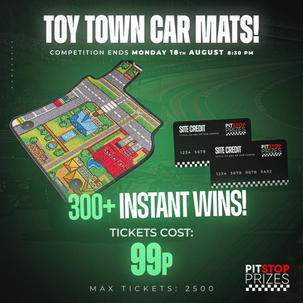 TOY TOWN CAR MATS! 300+ INSTANT WINS!