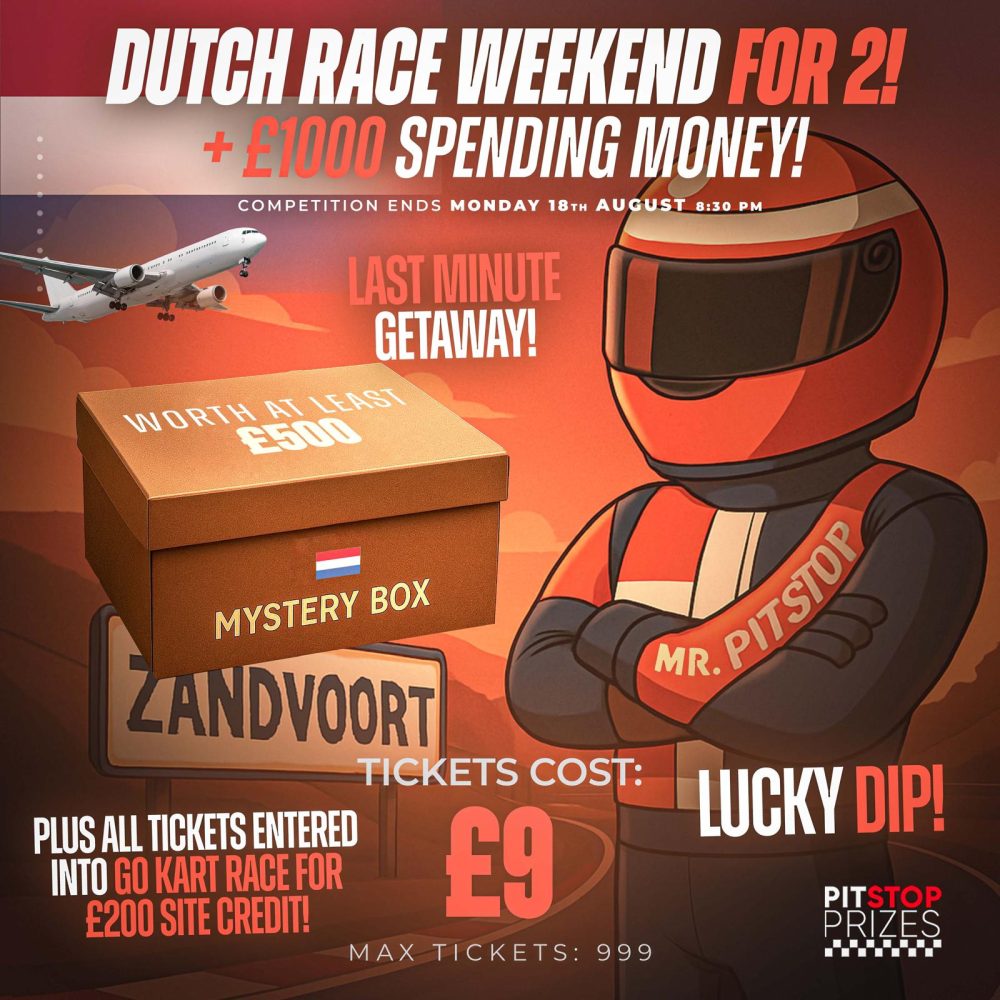 🇳🇱Amsterdam Awaits - Win Your Race Weekend for 2 + £1000 SPENDING MONEY!!🇳🇱