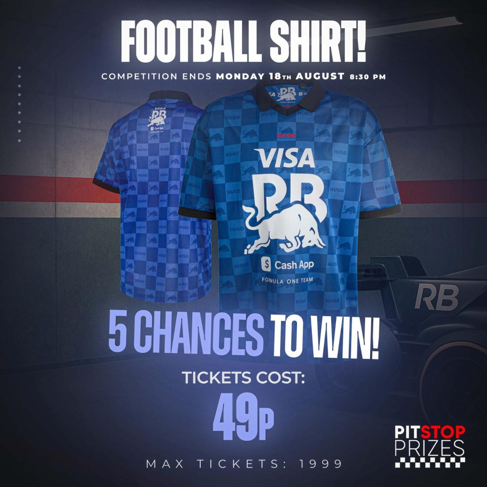 VCARB FOOTBALL SHIRT! 5 CHANCES TO WIN A SHIRT!