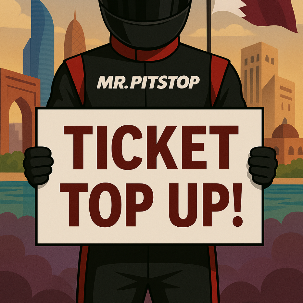 49p TICKET TOP UP: QATAR RACE PACKAGE COMP!