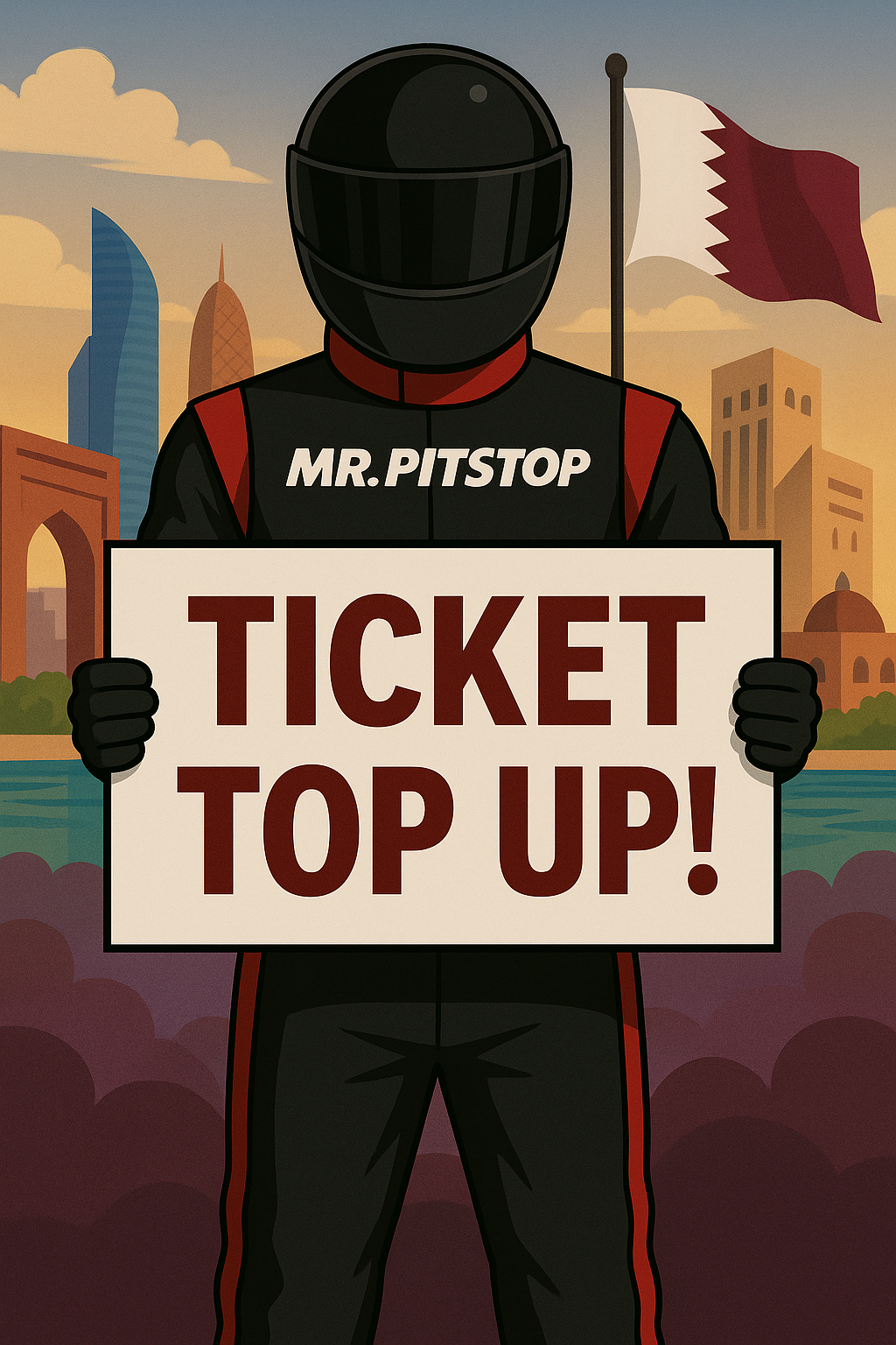 49p TICKET TOP UP: QATAR RACE PACKAGE COMP!