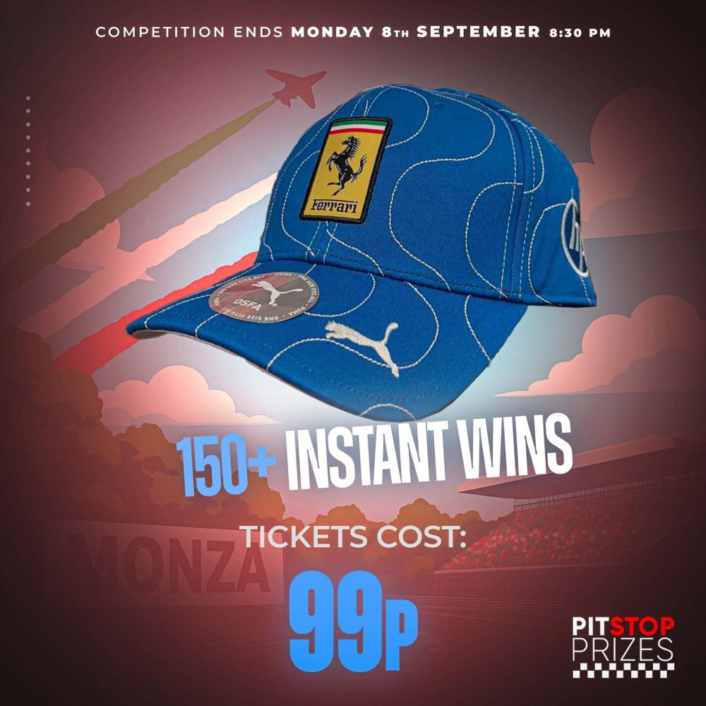 99p COMP: ALL NEW MONZA MERCH! 150+ INSTANT WINS!