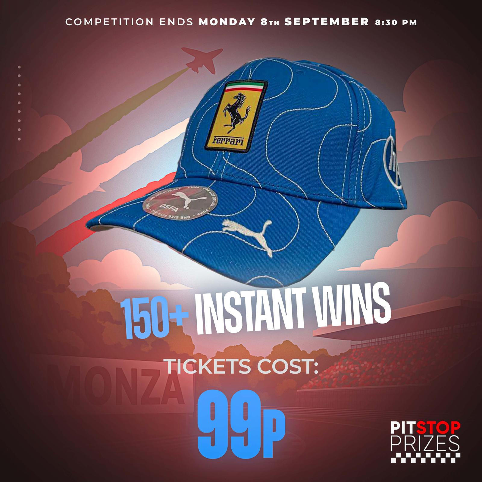 99p COMP: ALL NEW MONZA MERCH! 150+ INSTANT WINS!