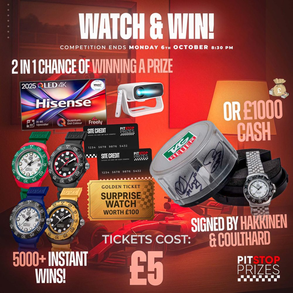 WATCH & WIN! 5000+ INSTANT WINS! 2 IN 1 CHANCE OF WINNING A PRIZE!