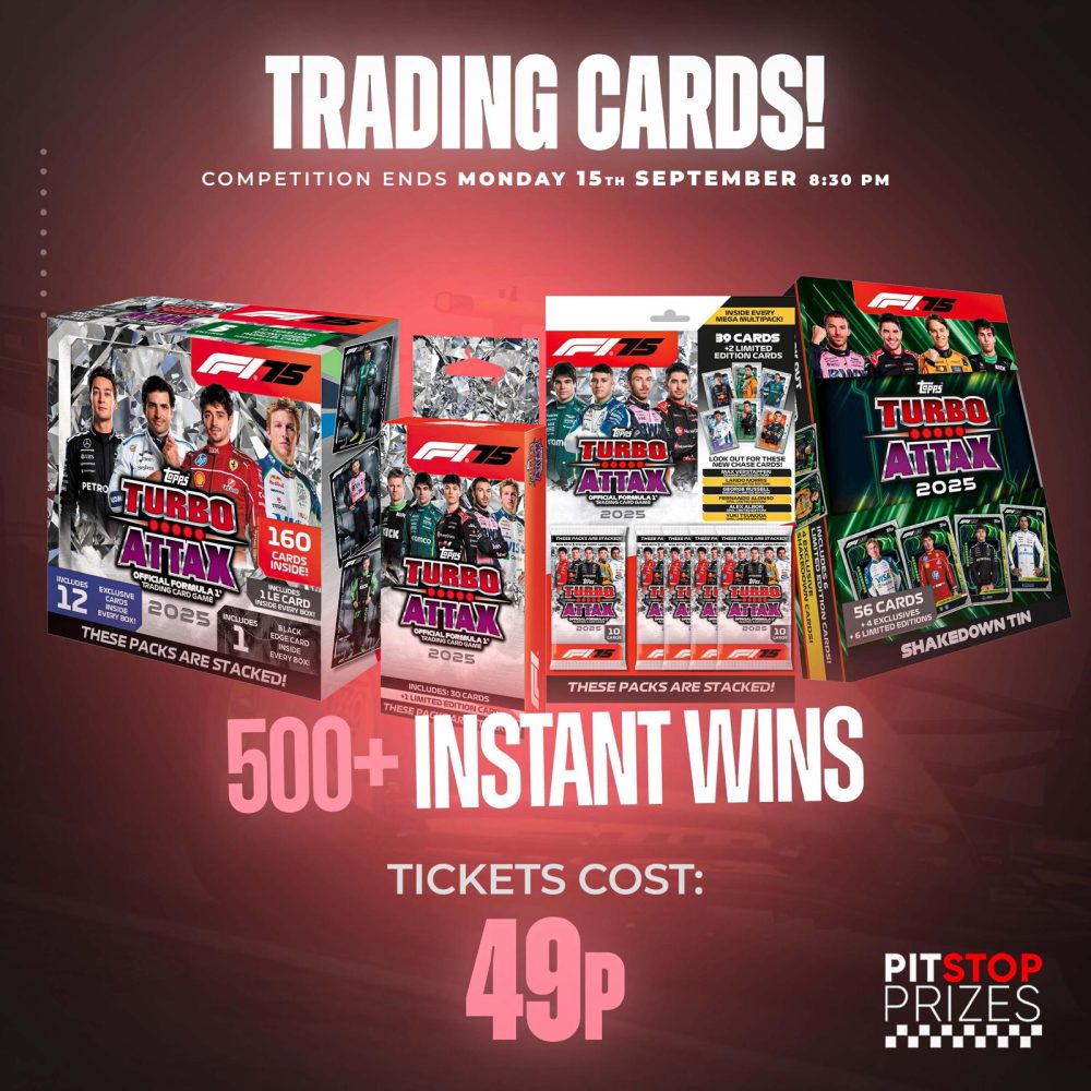 49p: BIG TRADING CARDS COMP! 500+ INSTANT WINS!