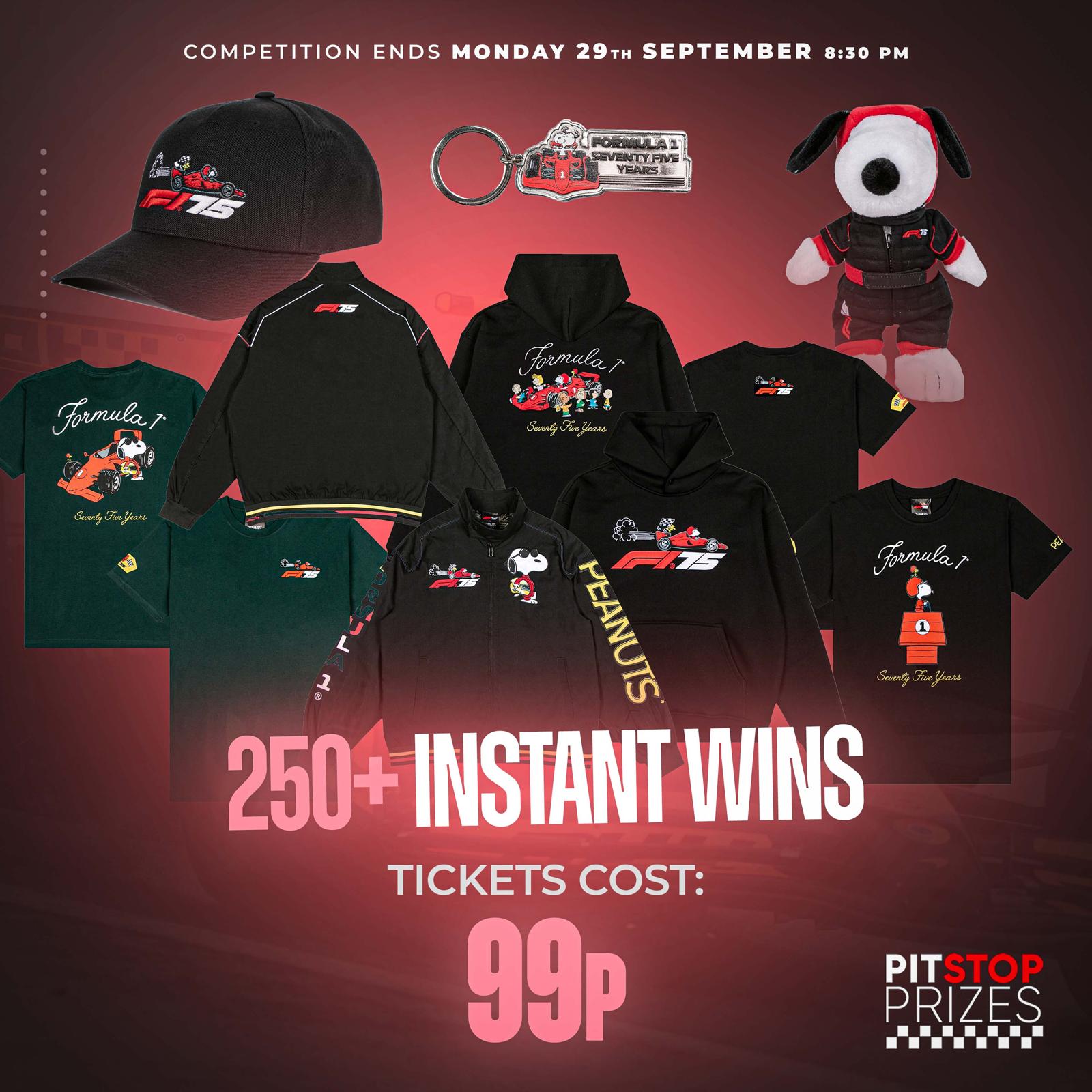 SNOOPY PEANUTS COLLAB! 250+ INSTANT WINS!