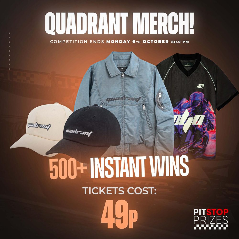 49p COMP: QUADRANT DROP! 500+ INSTANT WINS!