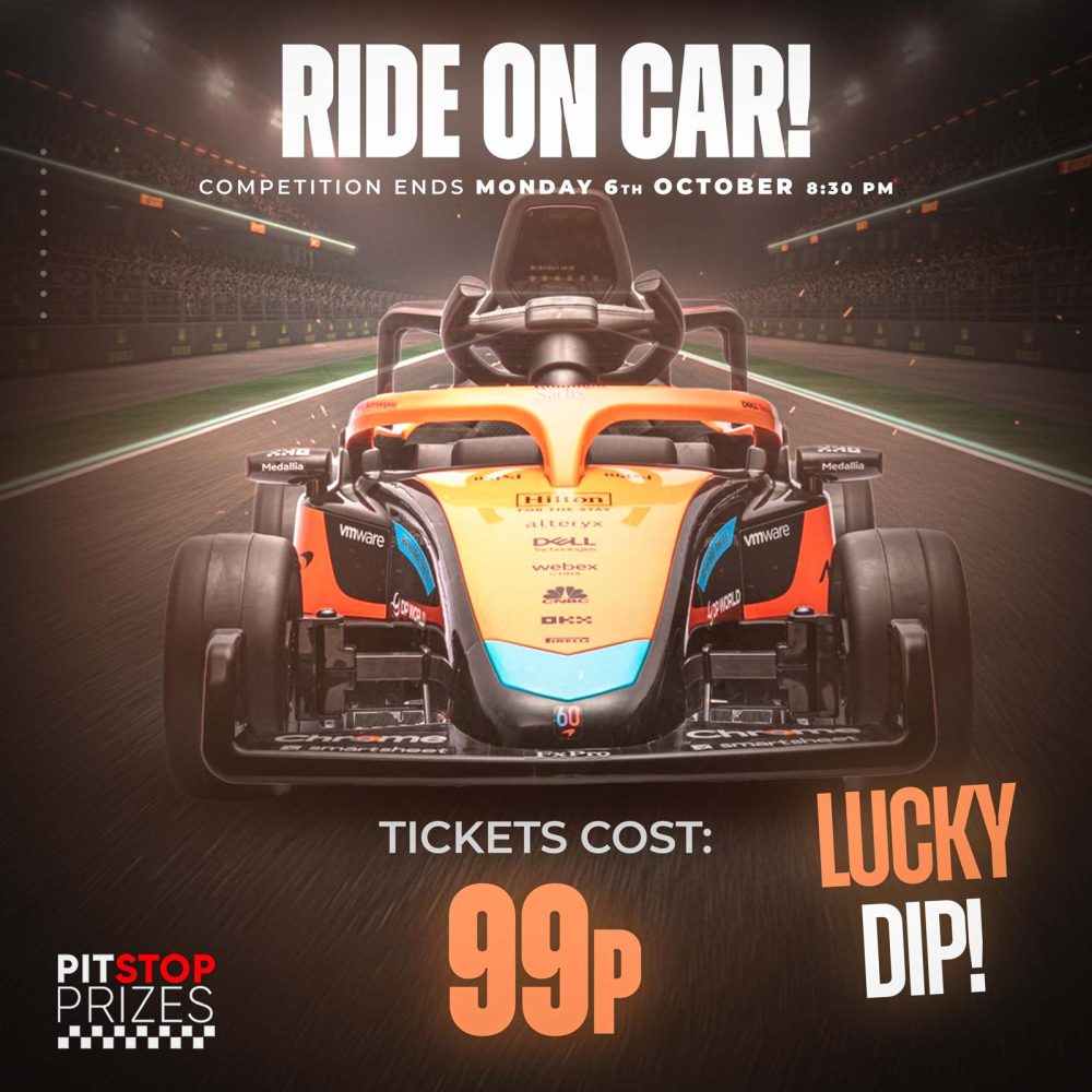 99p COMP: RIDE ON CAR!