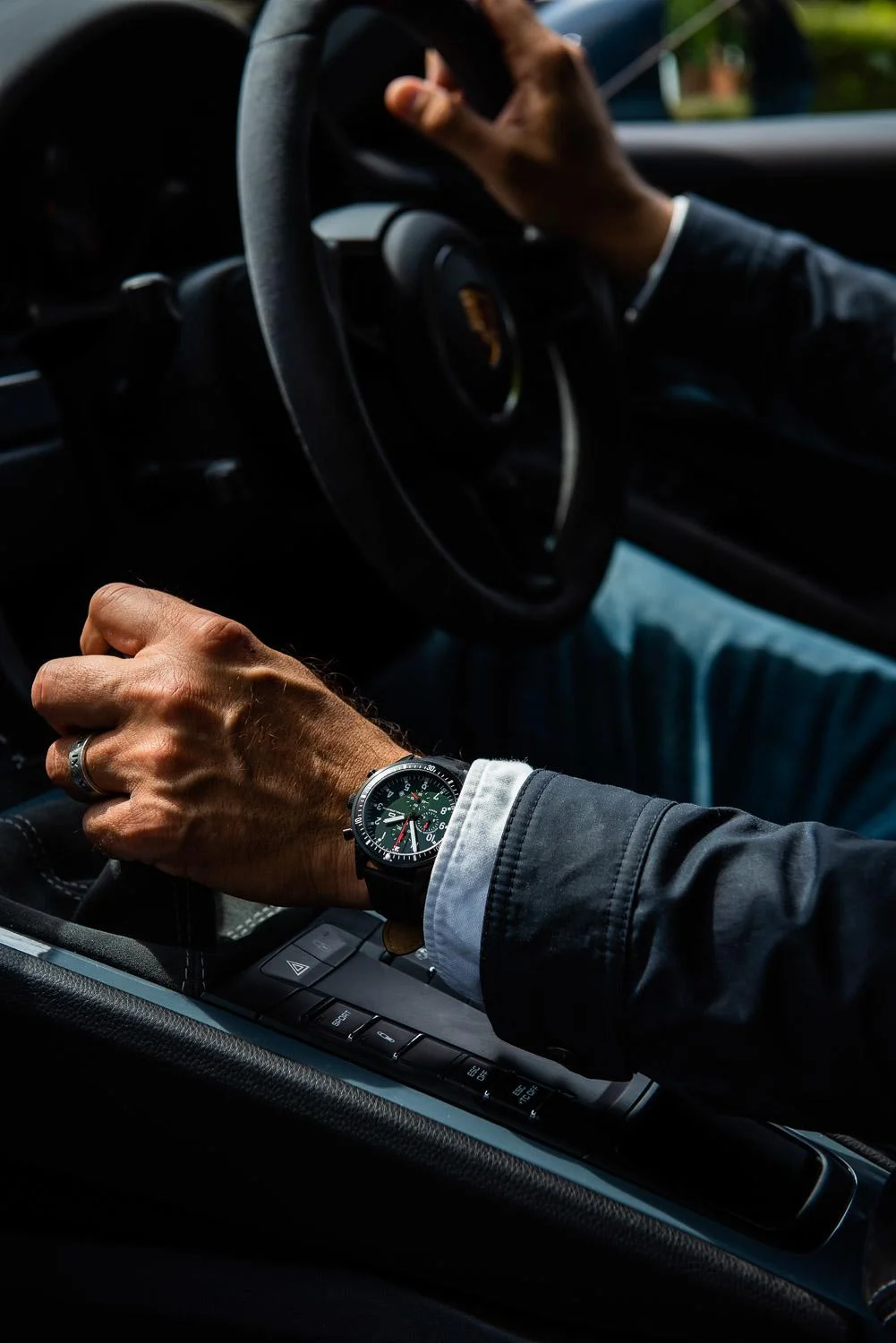 19p COMP: MONZA BLACK CHRONOGRAPH WATCH! - Image 4