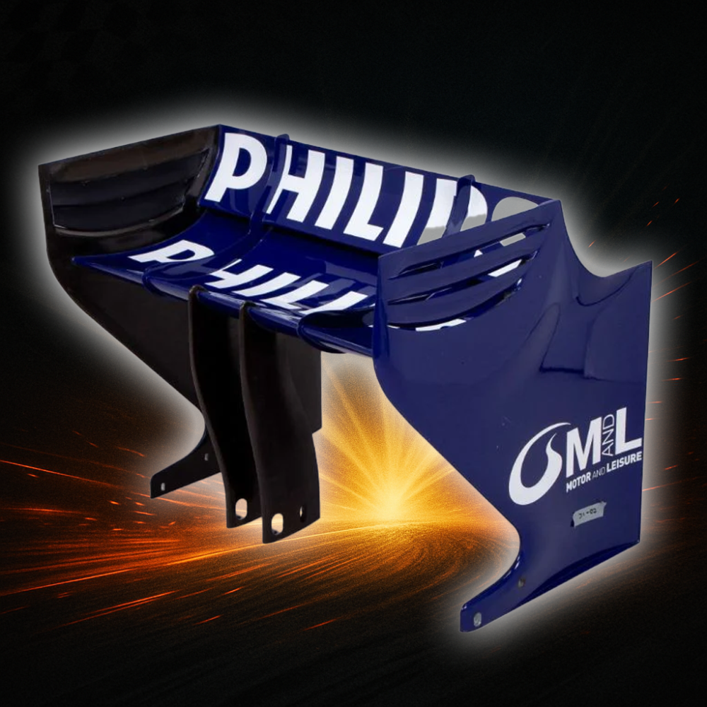 99p: WILLIAMS FW31 REAR WING! RACE USED! - Image 2