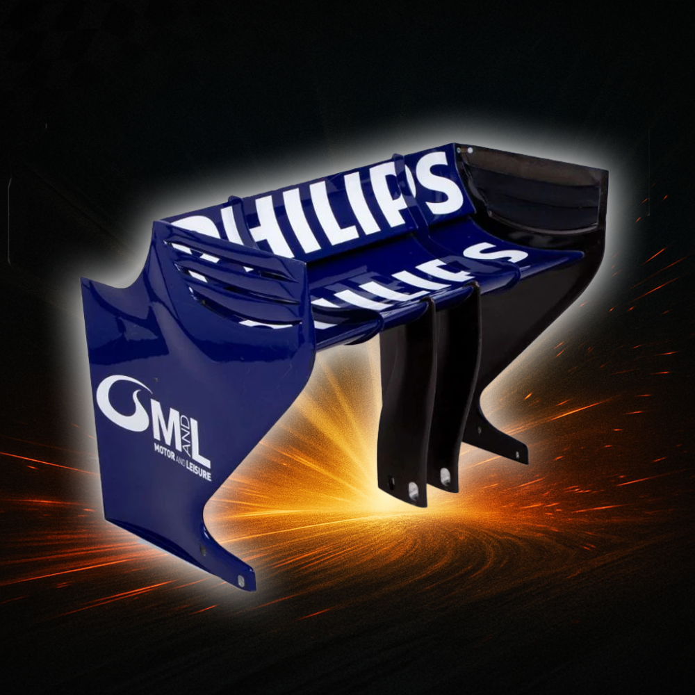 99p: WILLIAMS FW31 REAR WING! RACE USED! - Image 3