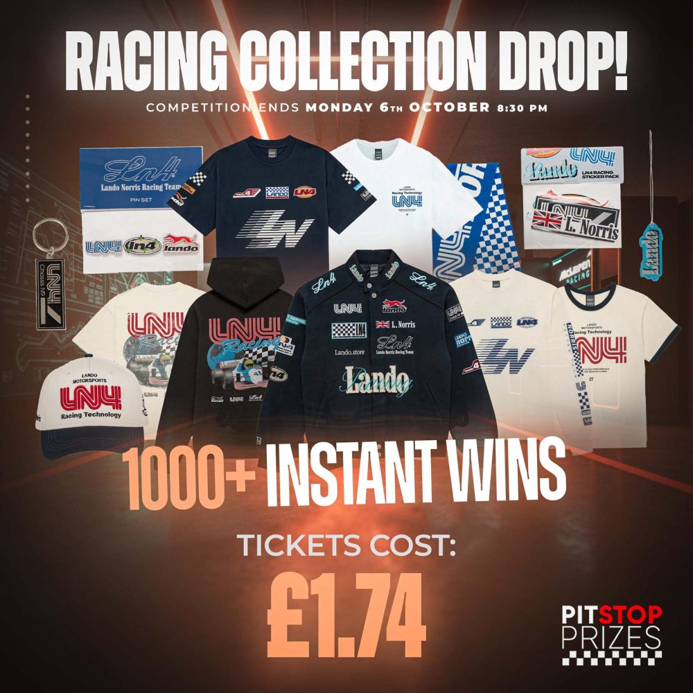 NEW LN MERCH! THE RACING COLLECTION! 1000+ INSTANT WINS!
