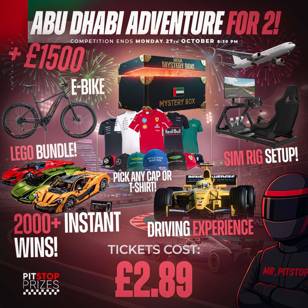 ABU DHABI ADVENTURE FOR 2 + £1500! 2000+ INSTANT WINS!