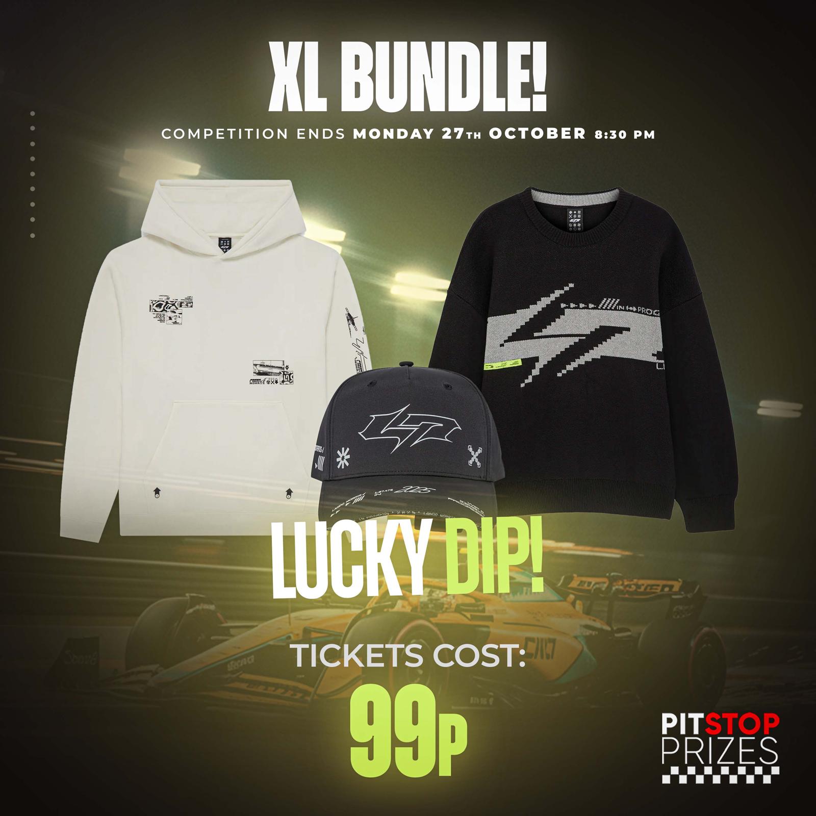 99p: MERCH BUNDLE - SIZE XL!
