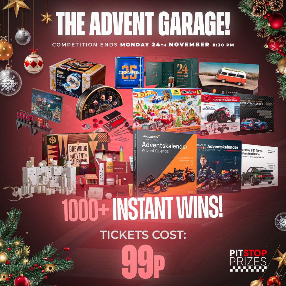 99p: THE ADVENT GARAGE! 1000+ INSTANT WINS!