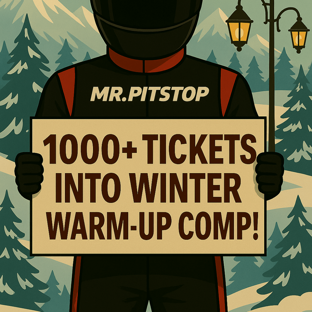 99p: TICKET TOP UP! 1000+ TICKETS INTO WARM UP LAP COMP!