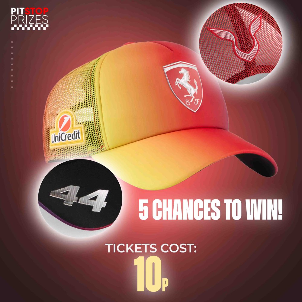 10p: LEWIS SILVERSTONE CAP! 5 CHANCES TO WIN!