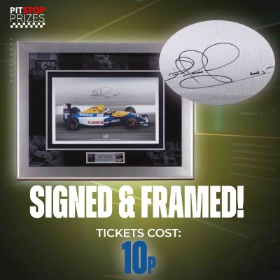 10P: SIGNED BY NIGEL MANSELL!