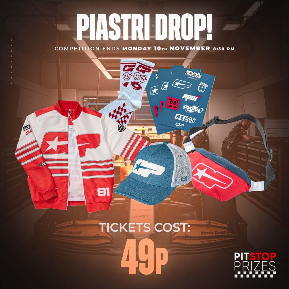49P: PIASTRI DROP! 250+ INSTANT WINS...