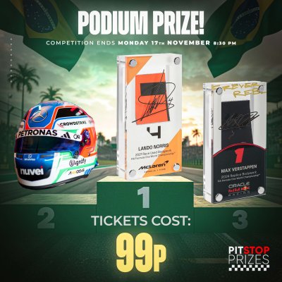 99p: PODIUM PRIZE!