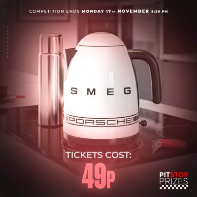 49p: SMEG x PORCHE KETTLE!