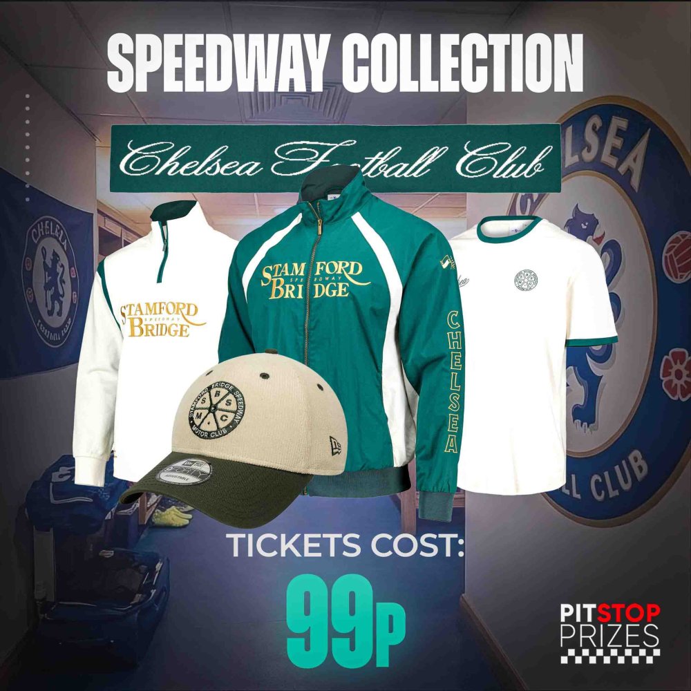 99p: CHELSEA FANS! SPEEDWAY COLLECTION!