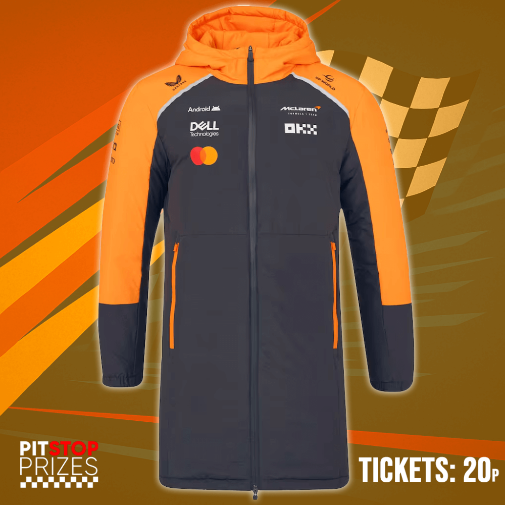 McLaren 2025 Team Longline Padded Jacket
