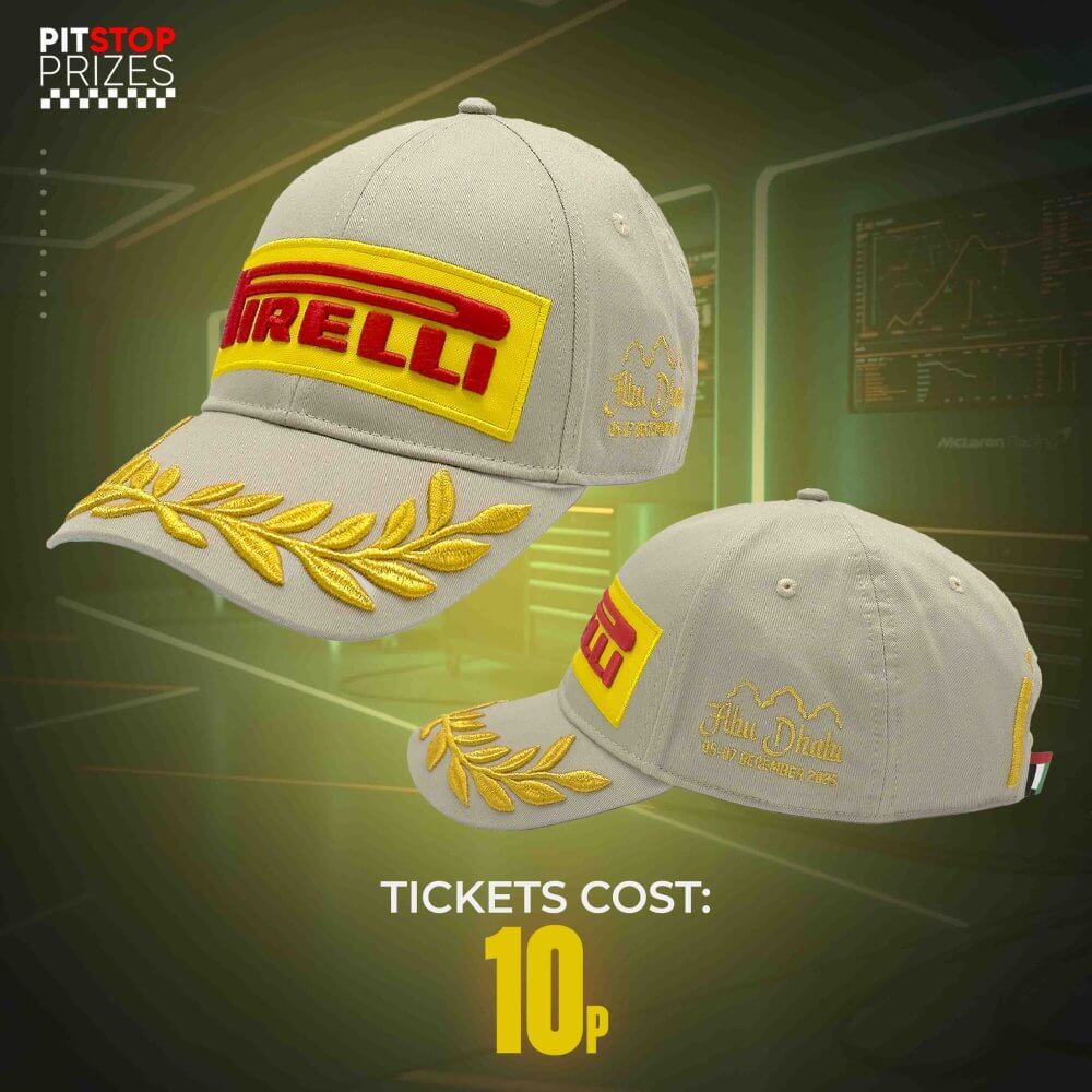 10p: ABU DHABI SPECIAL EDITION PODIUM CAP!