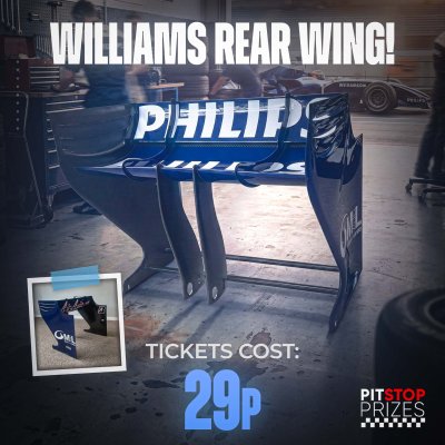 29p: WILLIAMS FW31 REAR WING!