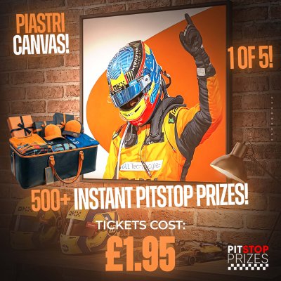 £1.95: PIASTRI FRAMED ART! 1 OF 5! 500+ INSTANT PRIZES!