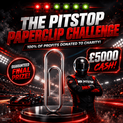 99p: THE PITSTOP PAPERCLIP CHALLENGE! £5000 GUARANTEED!