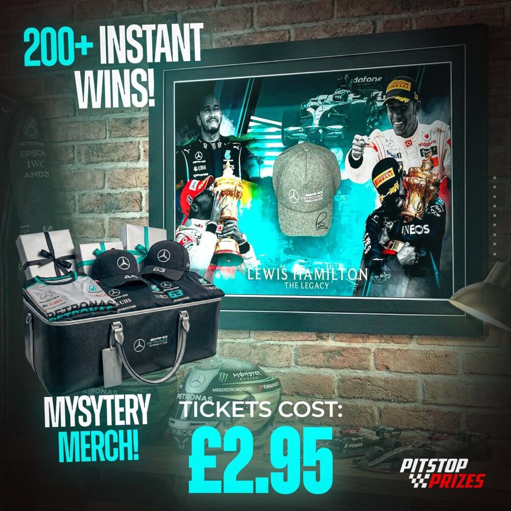 £2.95: SIGNED BY LEWIS! 200+ INSTANT PITSTOP PRIZES!