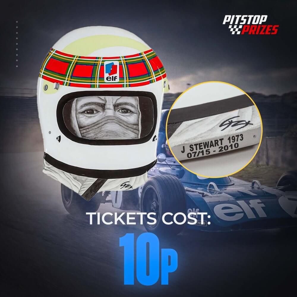 10p: LIMITED EDITION ARTWORK! Jackie Stewart