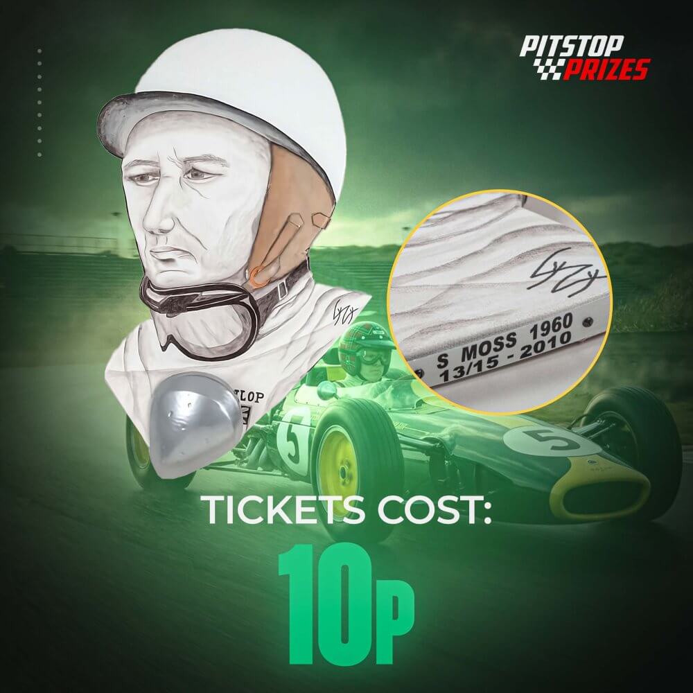 10p: LIMITED EDITION ARTWORK! Stirling Moss