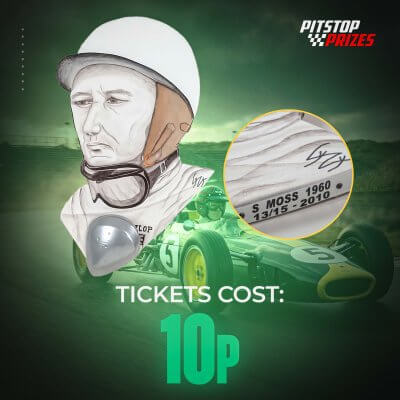 10p: LIMITED EDITION ARTWORK! Stirling Moss