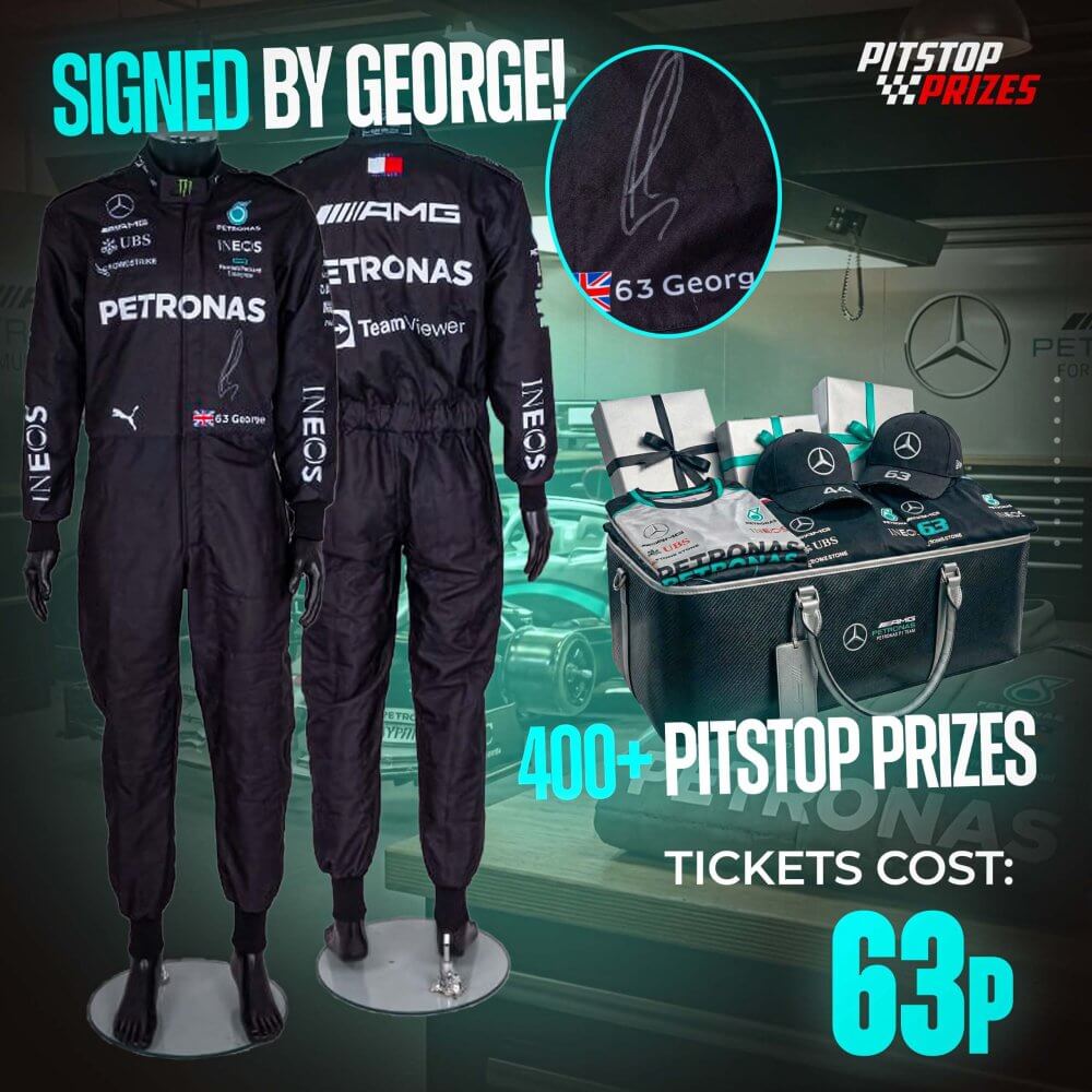 63p: SIGNED BY GEORGE! 400+ INSTANT PITSTOP PRIZES!