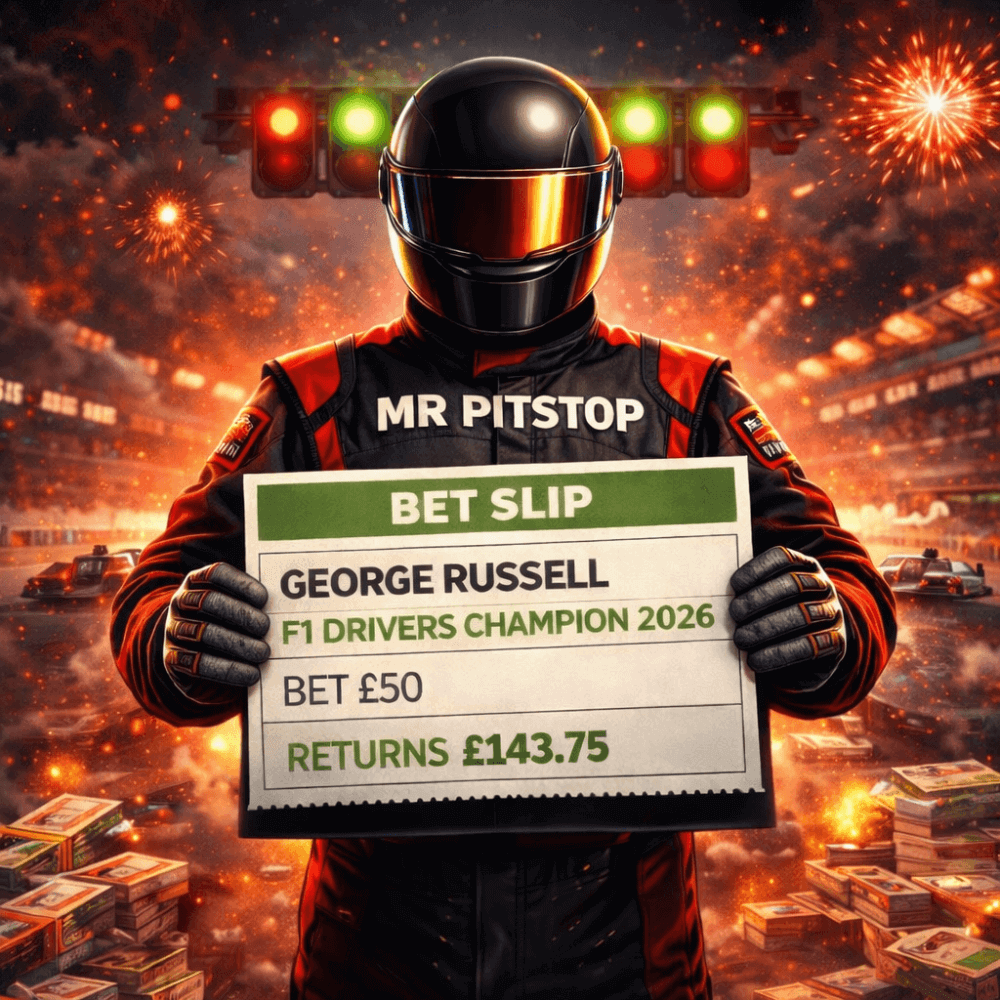 99p: WIN THE BET! GEORGE RUSSELL TO WIN 2026 DRIVERS CHAMPIONSHIP!