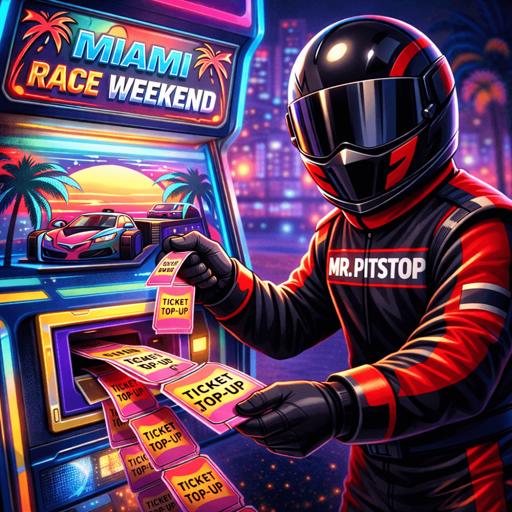 49p: TICKET TOP UP! 100 TICKETS INTO MIAMI COMP!