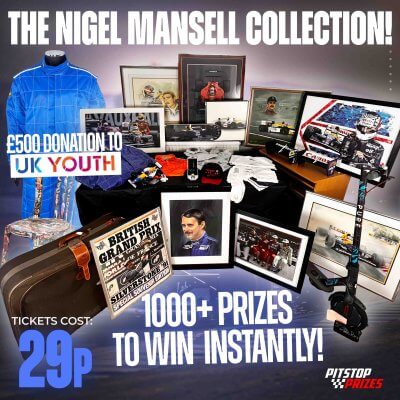 29p: THE NIGEL MANSELL COLLECTION! 1000+ INSTANT PRIZES TO WIN!