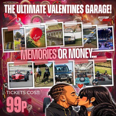 99p: THE VALENTINES GARAGE! MEMORIES OR MONEY?! £500 MAIN PRIZE