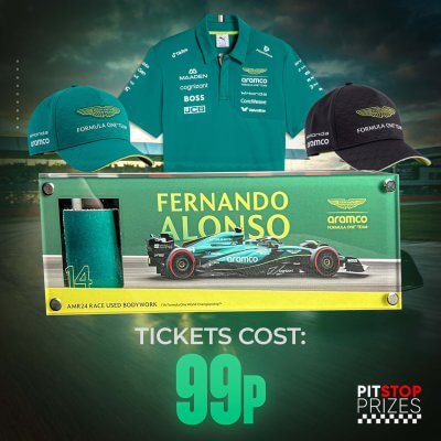 99p: RACE USED BODYWORK + ALL NEW 2026 ASTON MARTIN MERCH!