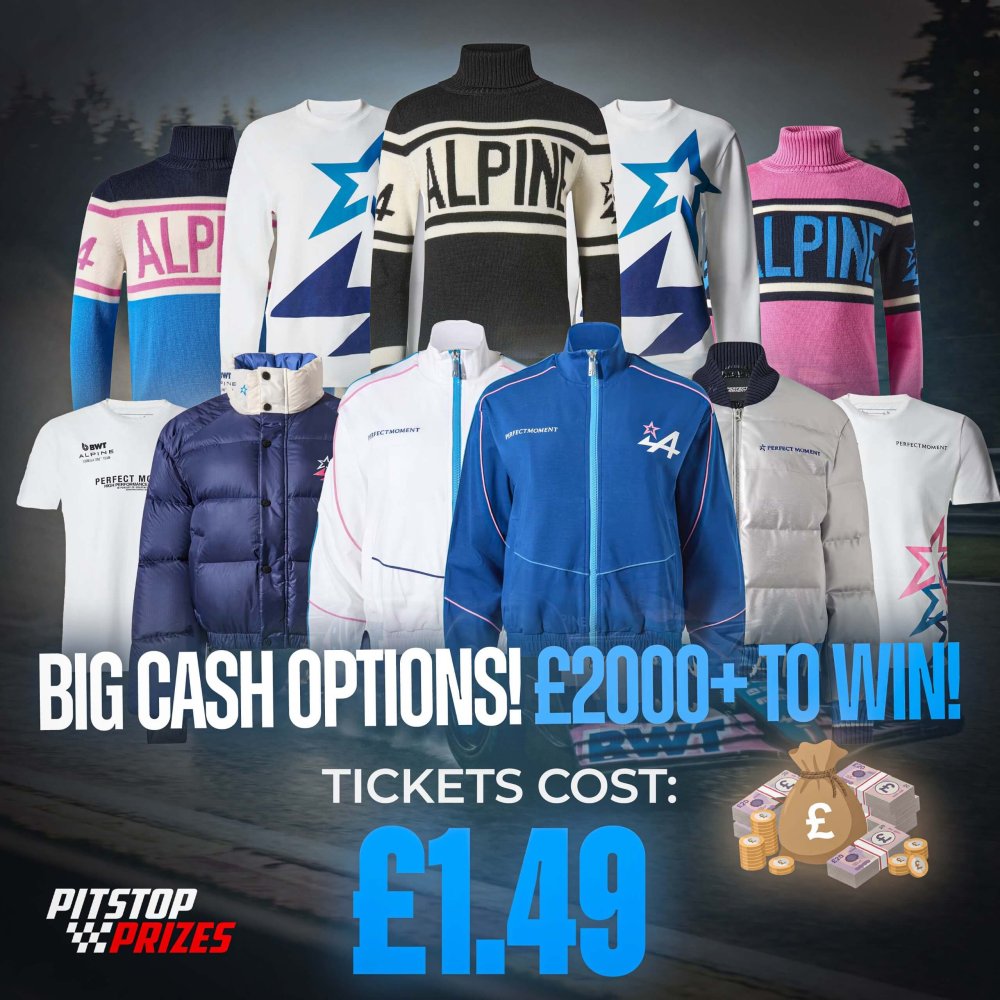 £1.49: ALPINE x PERFECT MOMENT! £2000+ TO WIN!