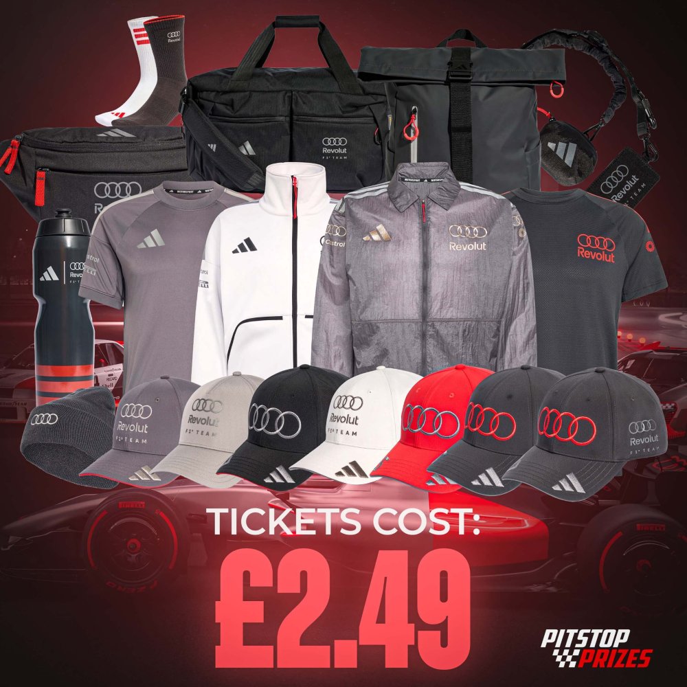£2.49: ALL NEW AUDI MERCH! INSTANT PRIZES!