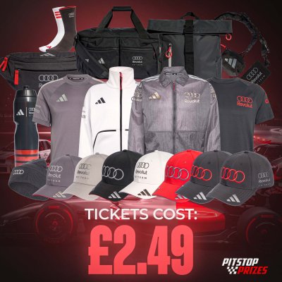 £2.49: ALL NEW AUDI MERCH! INSTANT PRIZES!