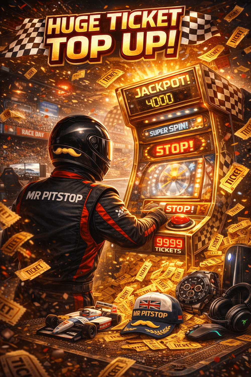 10P: BIG TICKET TOP UP COMP! 🎟️🔥