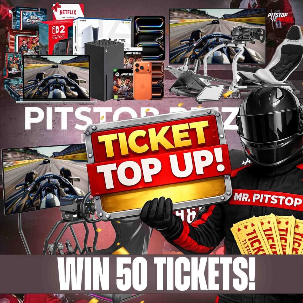 99p: TICKET TOP UP! 50 TICKETS INTO DRIVE TO THE PRIZE TECH COMP!